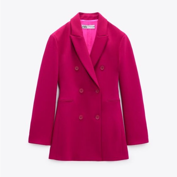 Zara Double BREASTED BLAZER DRESS NWT S - Picture 9 of 16